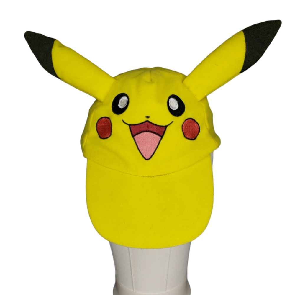 Pokémon Pikachu Stand-up Ears Neon Yellow Cartoon All Ages Character Ball Cap
